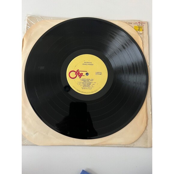 Perez Prado Patricia 1973 LP Otra Records OTR-481 Shrink G+ - Picture 6 of 7